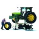 7871 Vafa tractorist cu vaca 30x20cm